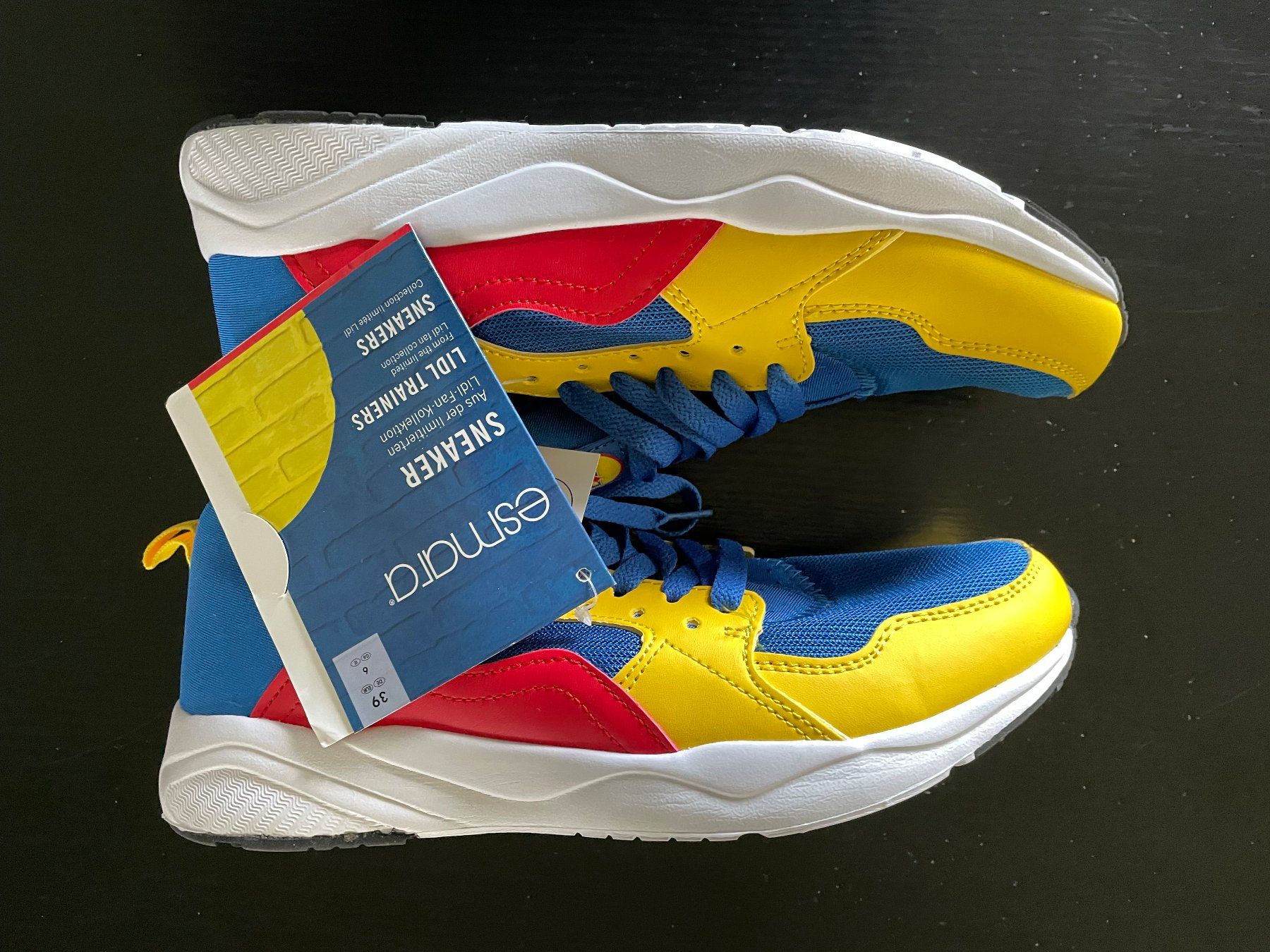 Sneakers Lidl Limited Edition – Taille 39 EU – Multicolore – Neuves Jamais Portées