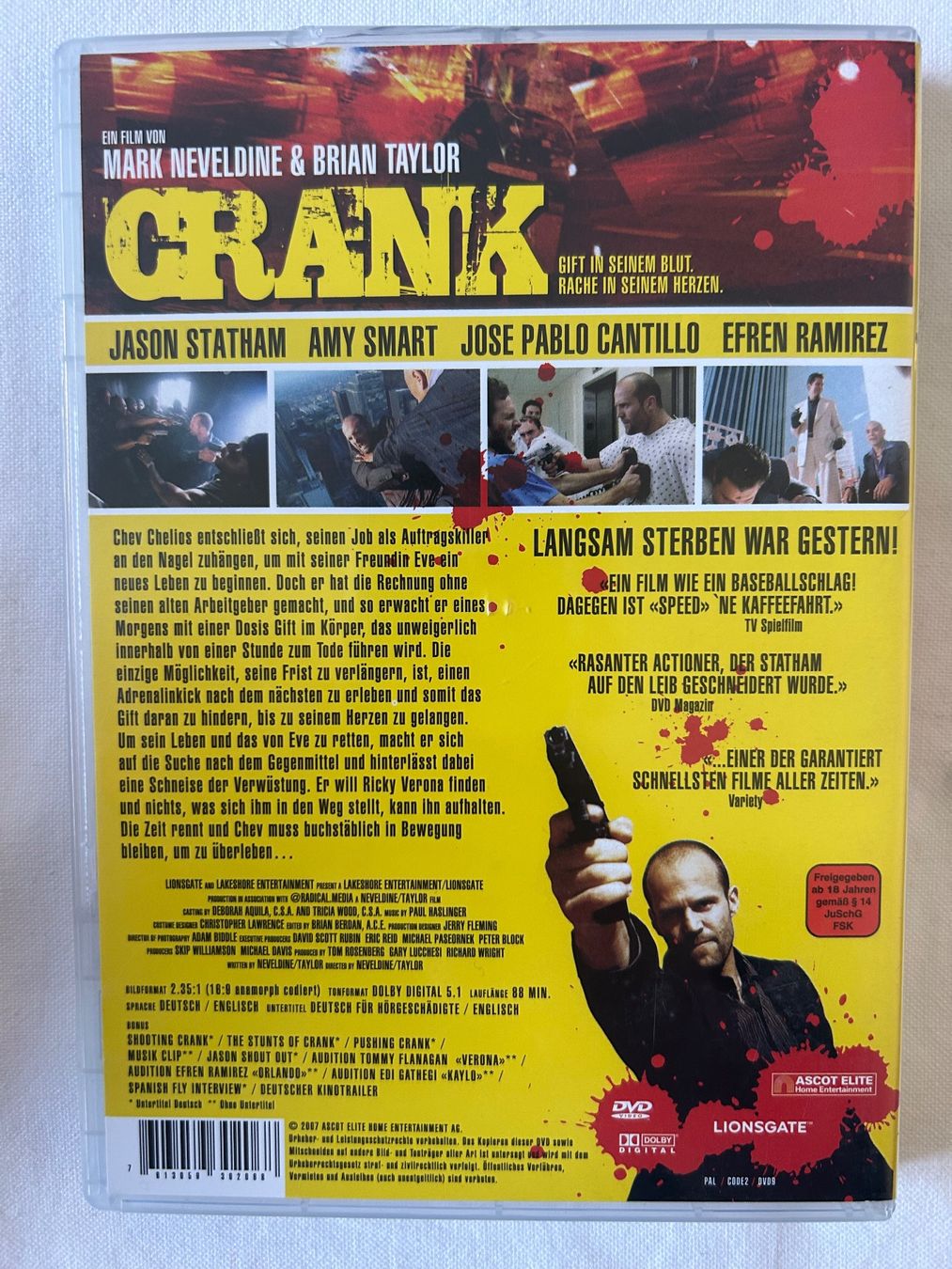 Alle DVDs: DVD "Crank" Action – Gebraucht aus Sierre von sevenworlds 1