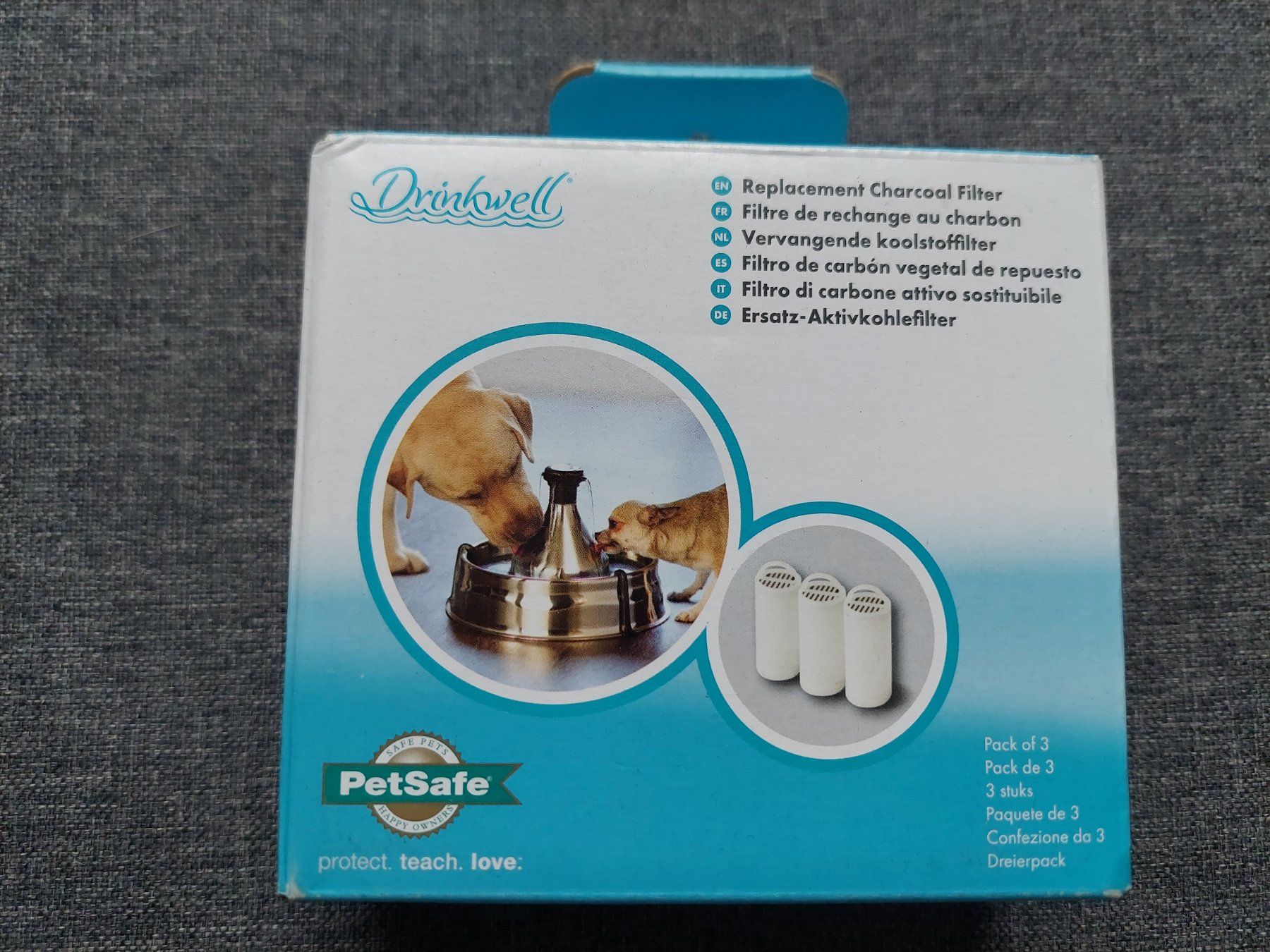 Sanitari: Drinkwell Ersatz-Aktivkohlefilter Dreierpack – Nuovo e nell'imballaggio originale da Beckenried venduto da Havacola 2