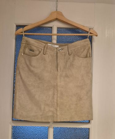 GANT Wildlederrock beige, Gr. 34, neuwertig!