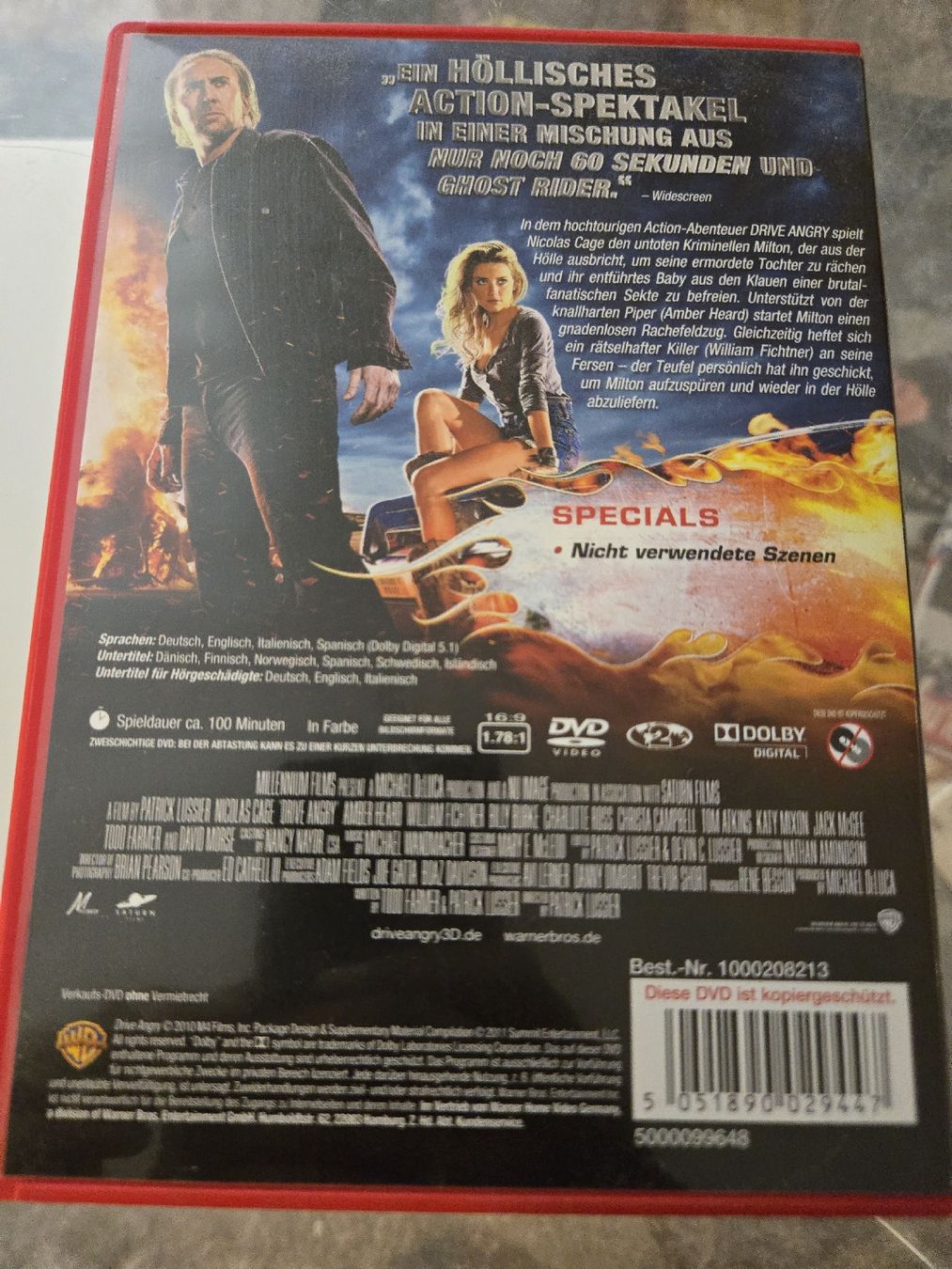 Tutti i DVDs: Drive Angry DVD – Usato da Bussigny venduto da Kfdlt 1