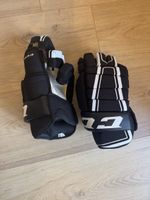 CCM Eishockeyhandschuhe schwarz weiss neuwertiger Zustand