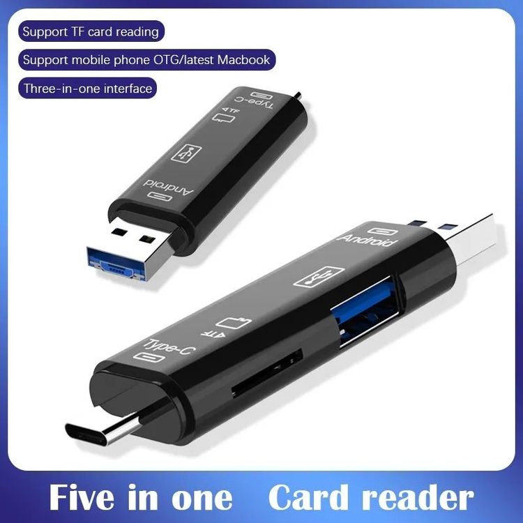 USB A & USB C & Micro USB / Micro SD Kartenlesegerät (Neu und ...
