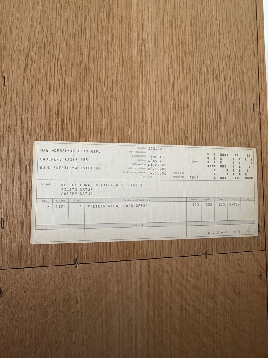 Scaffali: Dünnes Holzregal – Usato da Zürich venduto da roh_vkz5 1