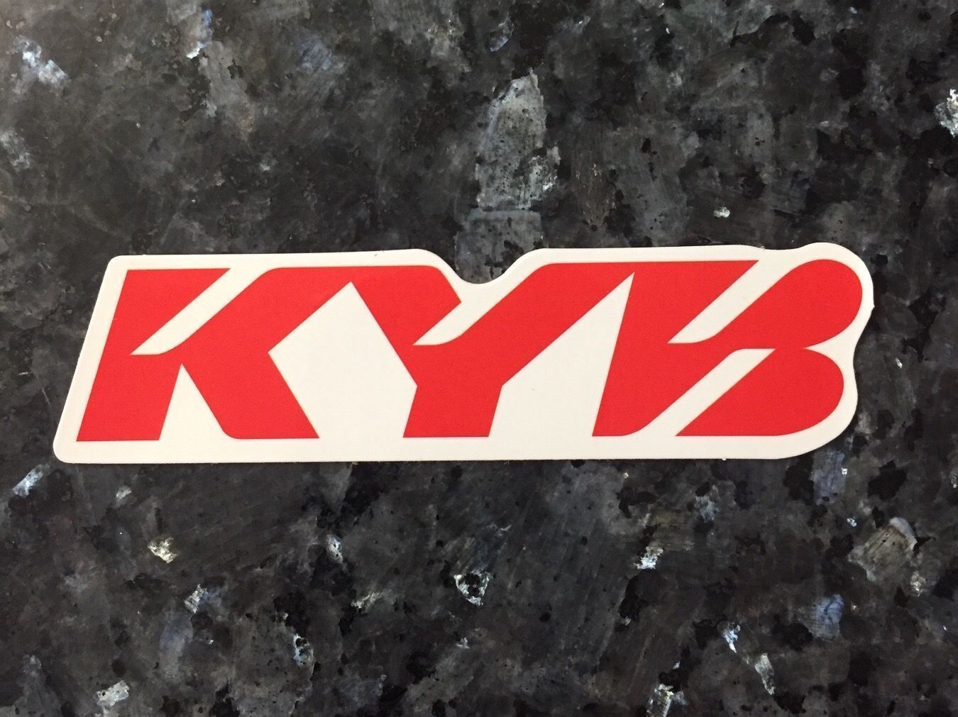 Aufkleber: KYB Kayaba Sticker Aufkleber ca 9.2x2.5cm – Neu (gemäss Beschreibung) aus Goldach von SSRConzept