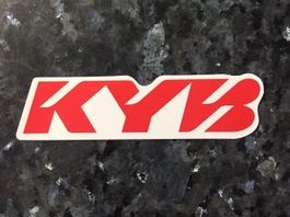 KYB Kayaba Sticker Aufkleber ca 9.2x2.5cm