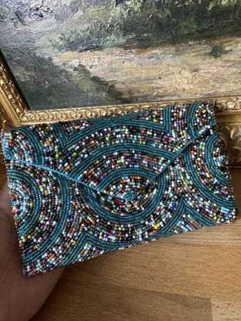 Gorgeous Beaded Clutch Bag, Party, Evening, Occasion