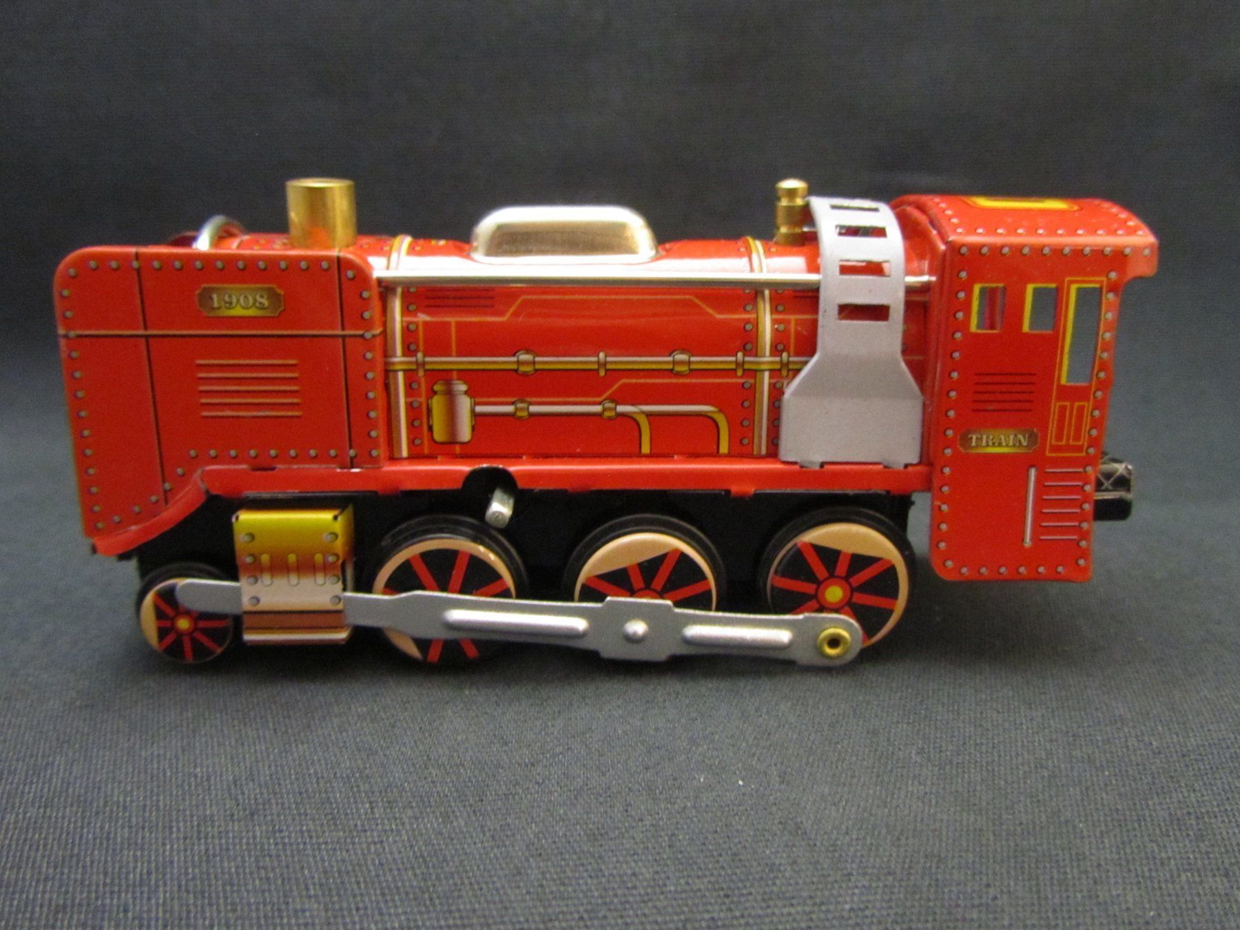 Giocattoli: Blech-Lokomotive rot – Nuovo e nell'imballaggio originale da Basel venduto da spinne02 1