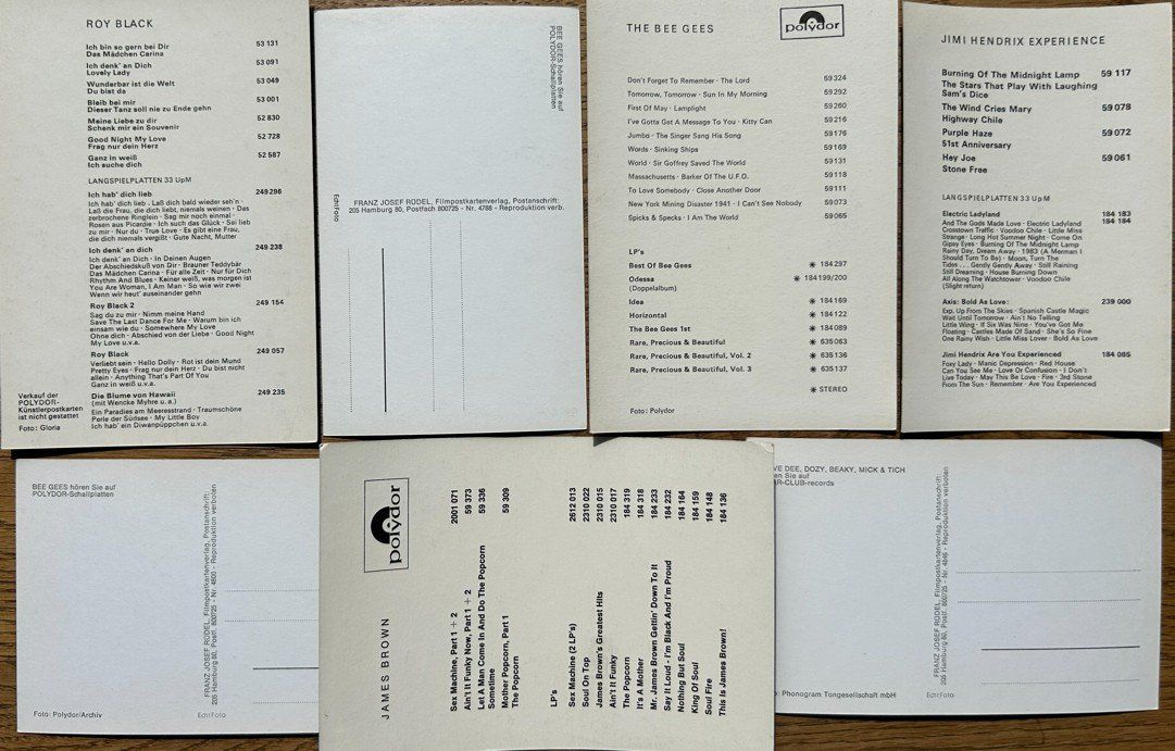 Karten: Autogrammkarte aus den 60er-Jahren: Dave Dee, Dozy und Co. – Gebraucht aus Pieterlen von Fabfour-5 1