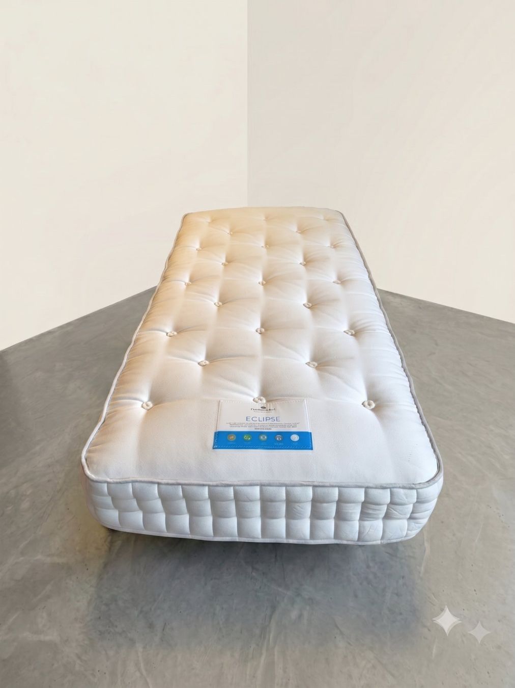 Matelas: HarrisonSpinks Showroom Matratze-Eclipse medium 90 x 200 cm – Neuf (Voir description) à Saanen par Cletterens 1