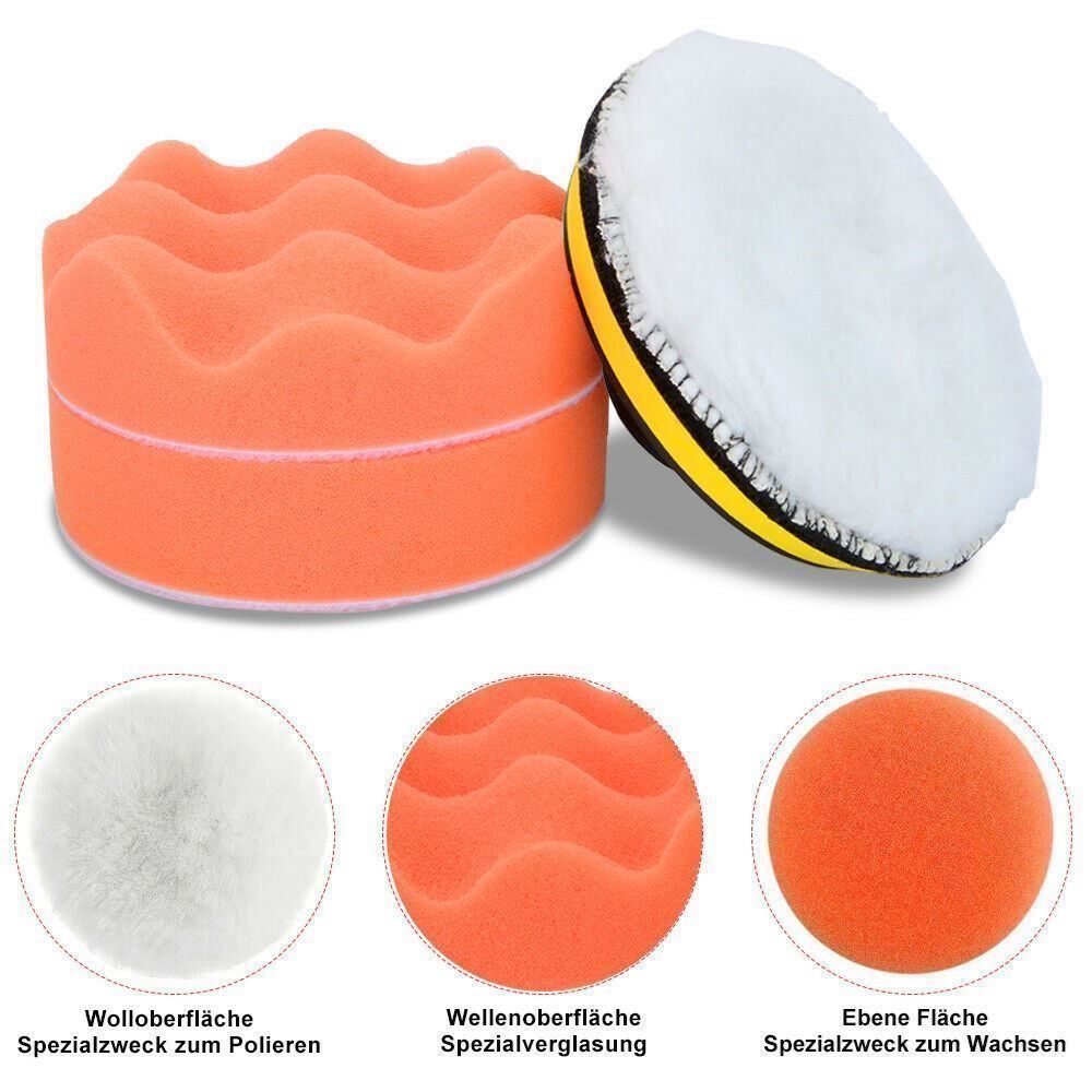 Altro per la casa: 8CM  Auto Polierschwamm Polier 7Teile – Nuovo (secondo la descrizione) da Kirchdorf AG venduto da Aarereussshop 5