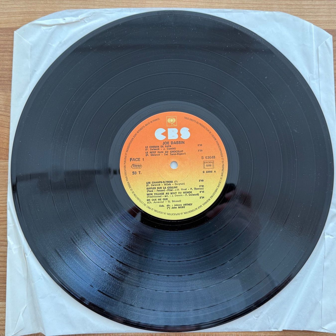 Dischi in vinile: JOE DASSIN - JOE DASSIN – Usato da Zürich venduto da fehlton 3