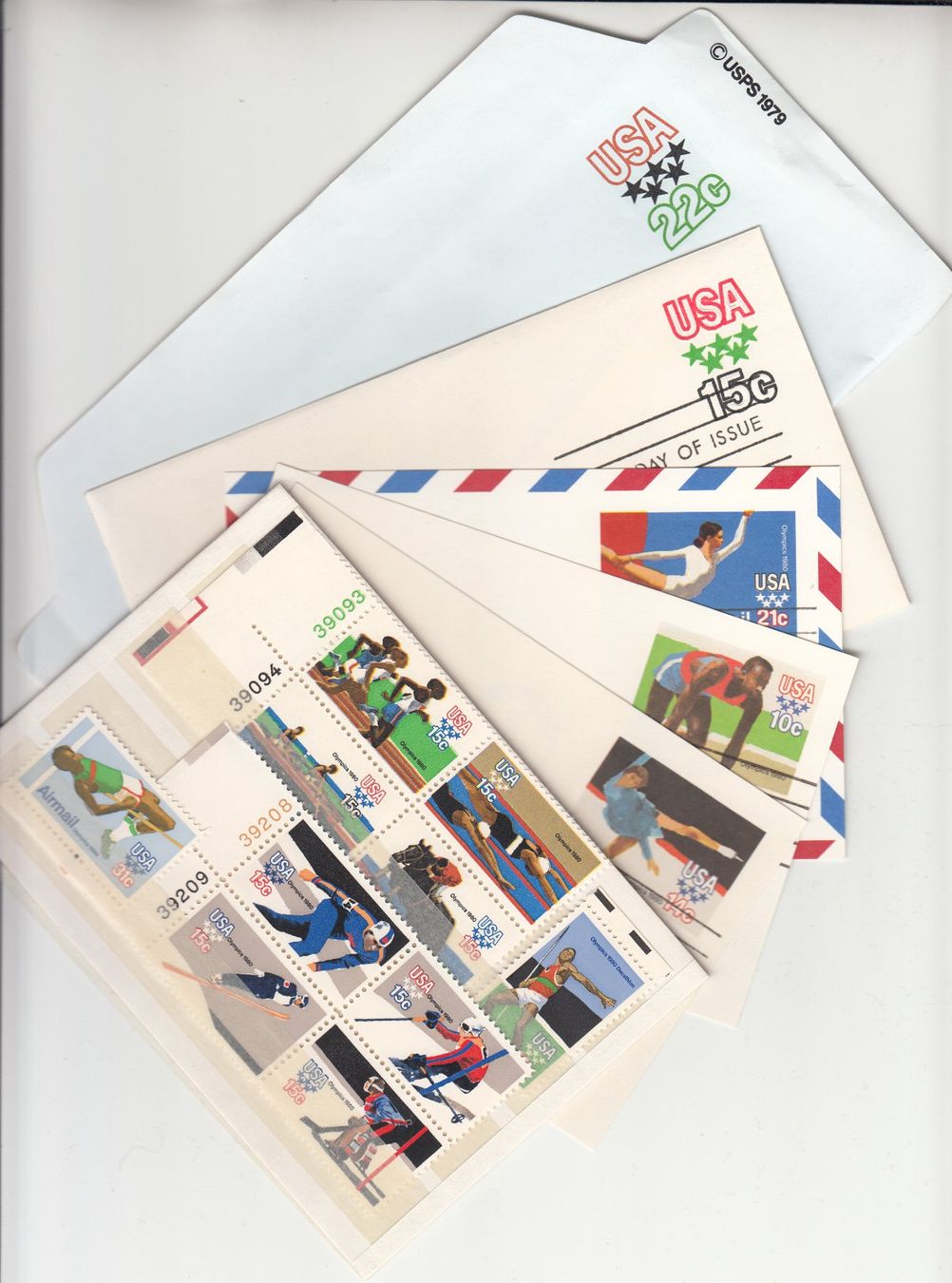 Tutti i francobolli: USA, Olympics 1980, 6-teilig – Usato da Bürglen TG venduto da StampGraf