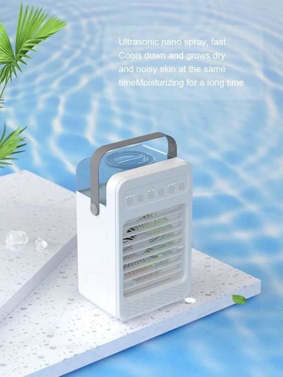 Mobile Klimaanlage Mini - 5-in-1 Luftkühler Mit 1000ml Tank!