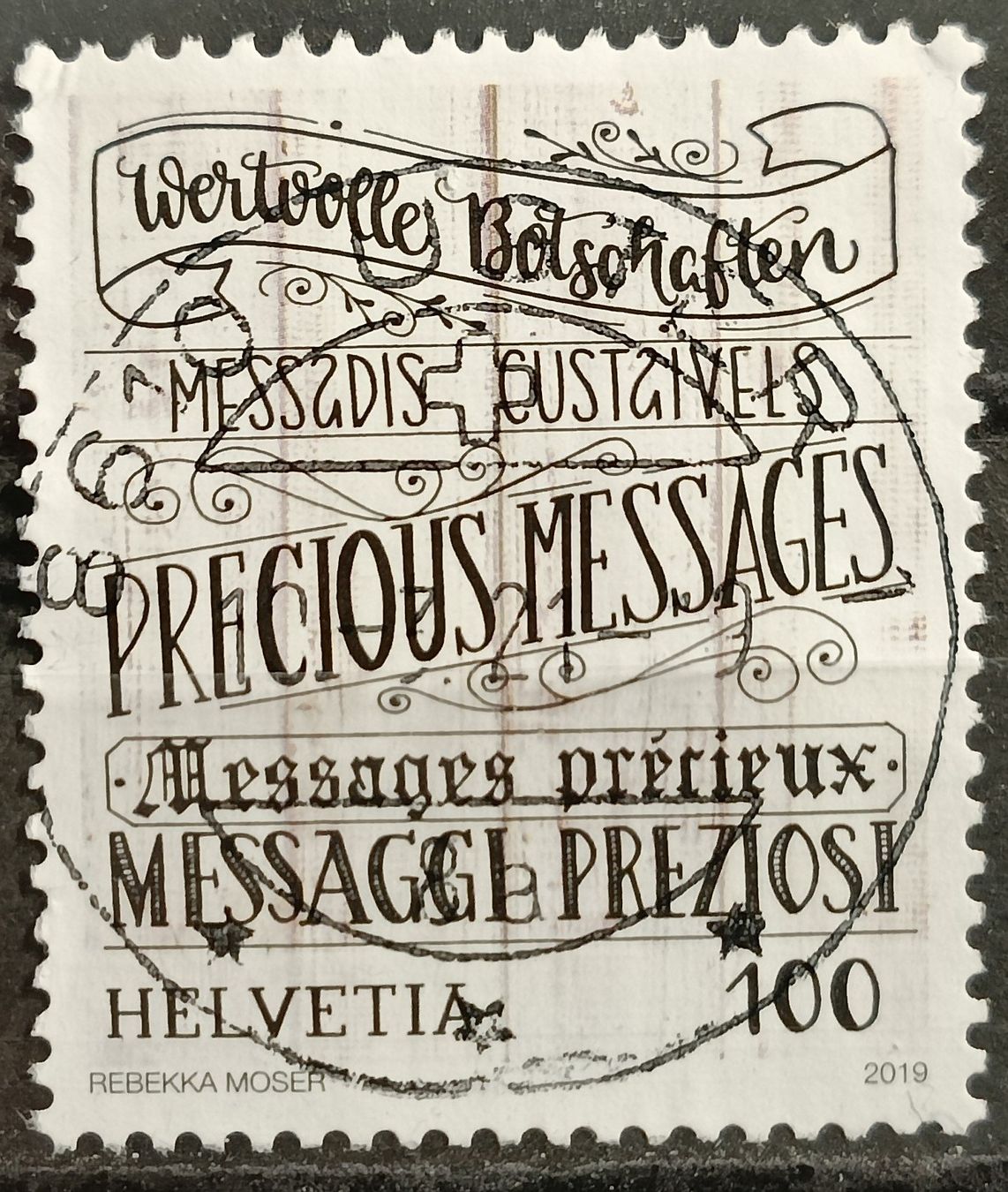 Alle Briefmarken: 2019 Kalligraphie, Handlettering Top – Gebraucht aus Dübendorf von goeggi79