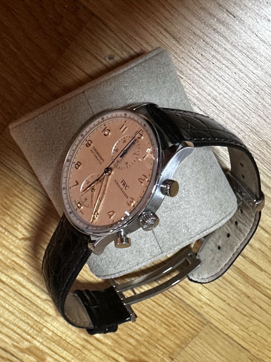 IWC Orologi: IWC Portugieser Chronograph – Usato da Lenzburg venduto da flyfun 8