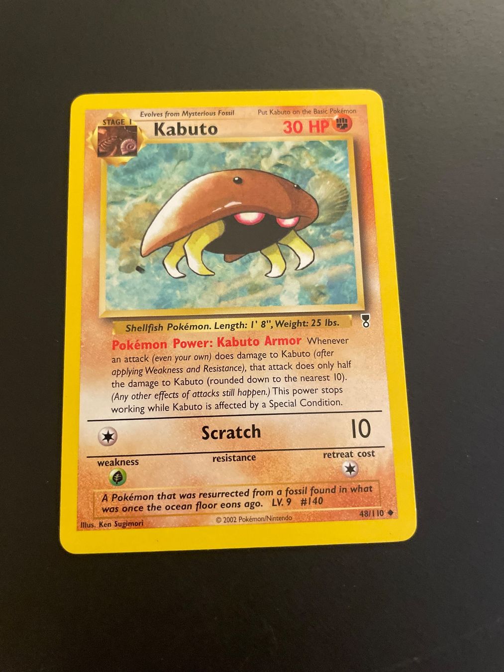Pokémon Sammelbilder & Trading cards: KABUTO 48/110 LEGENDARY COLLECTION – Gebraucht aus Zürich von pokemon_cards
