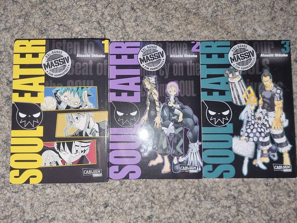 Fumetti: Soul Eater Massive Manga 1-3 – Usato da Bassersdorf venduto da sar_bkj7