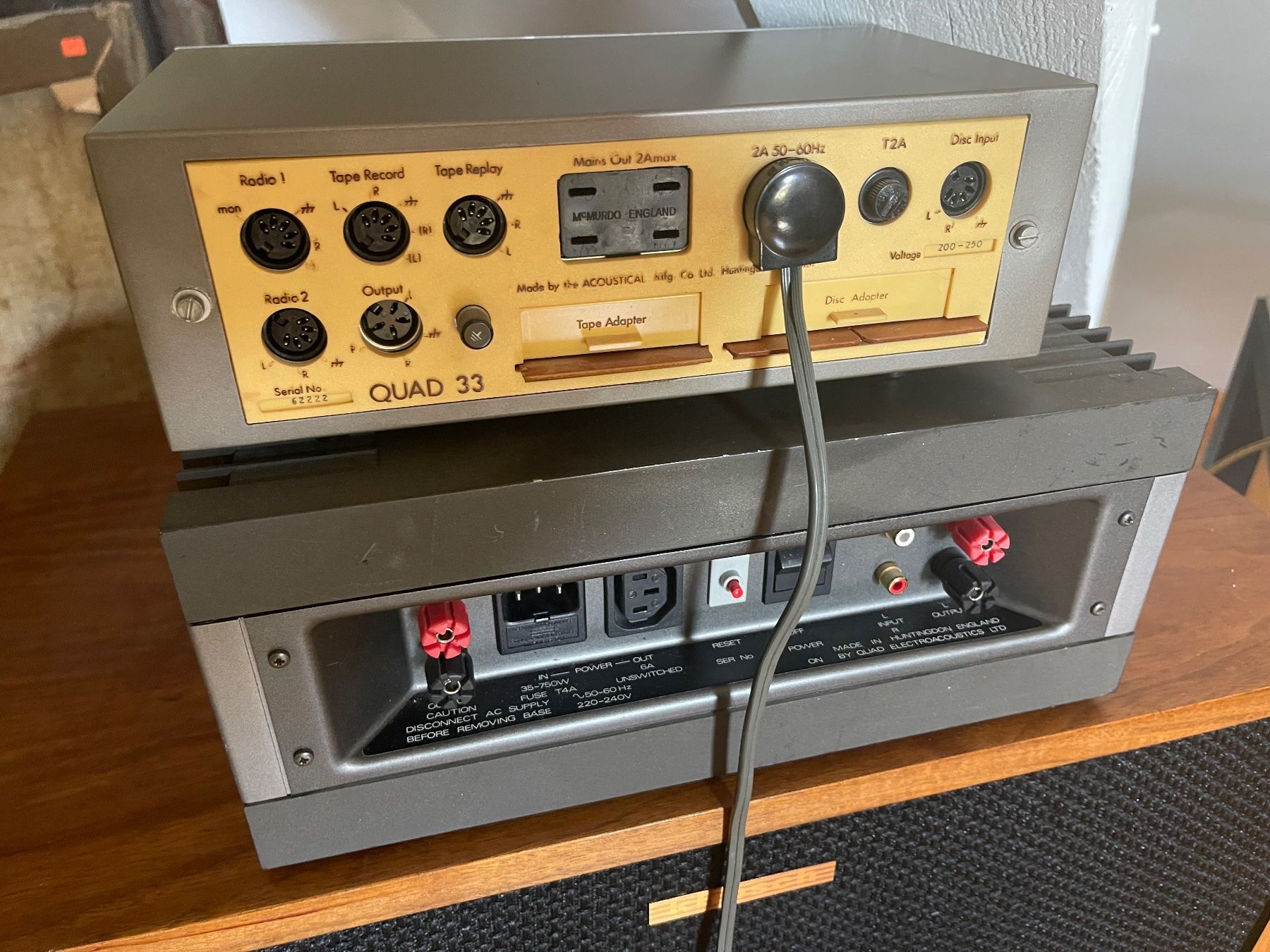 Quad Amplificatori: Quad 606 Power Amplifier and Preamp acceptable – Usato da Corsier GE venduto da Monk 1