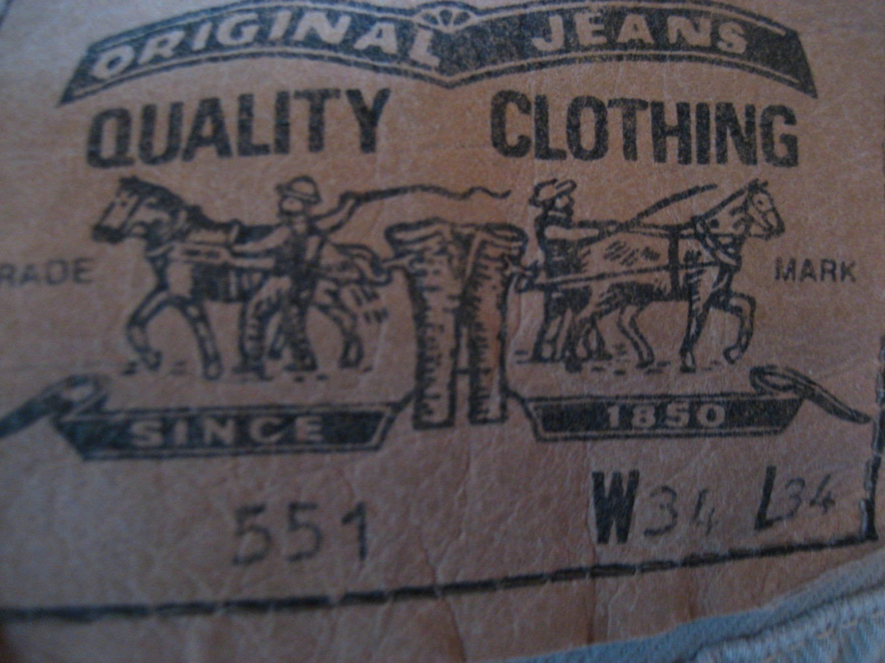 Levi's Jeans: Levi's 551 W34 L34 – Usato da Delémont venduto da marryb 3
