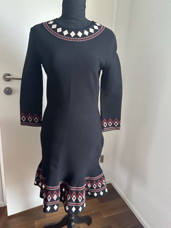 Alexander McQueen Dress, Size L, Black, Knit, Stunning!