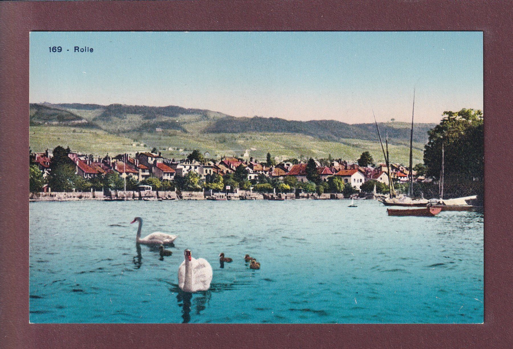 Ansichtskarten: ROLLE depuis le lac – Gebraucht aus Pully von nicecards