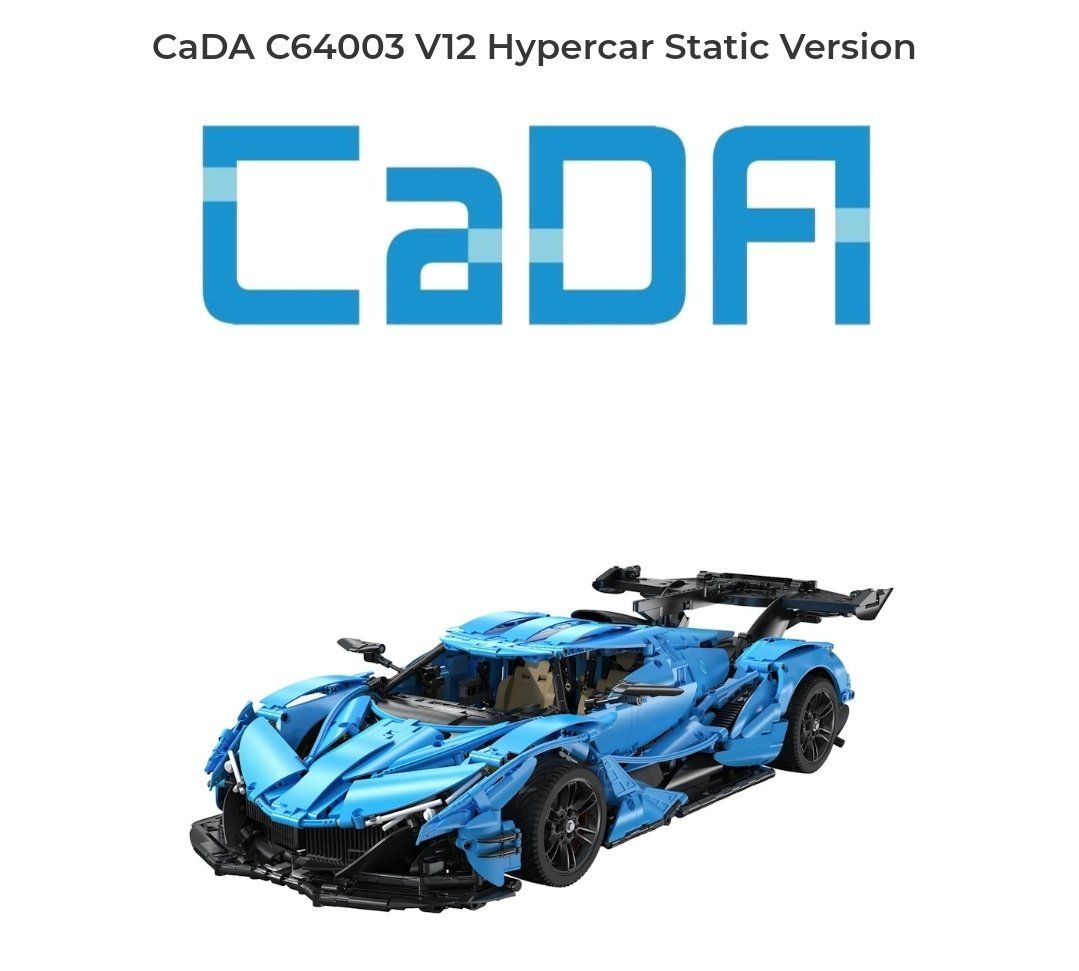 Baukästen: CaDA C64003 V12 Hypercar Static Version - 3865 Teile – Neu und originalverpackt aus Kaltbrunn von simon0731