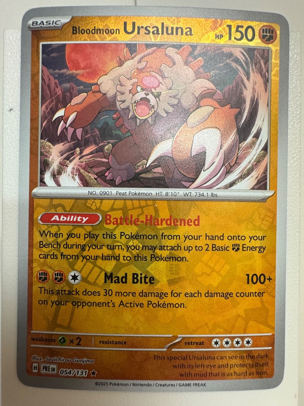 Pokémon Sammelbilder & Trading cards: Bloodmoon Ursaluna | Master Ball Reverse Holo – Neu (gemäss Beschreibung) aus Bassersdorf von ero_9zp9
