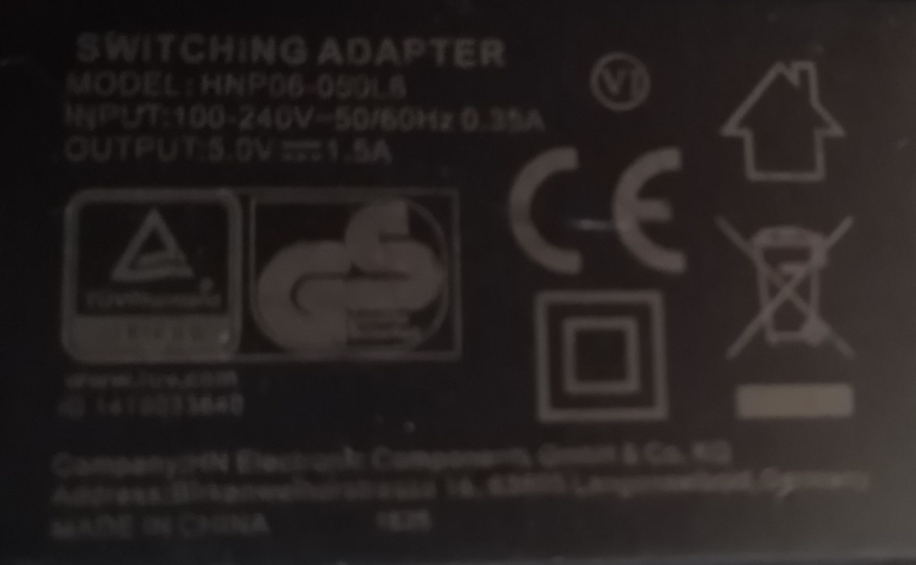 Caricabatterie: 8x Netzteile 5V  1.5A  100-240V – Nuovo (secondo la descrizione) da Bottighofen venduto da andax 1