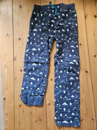 Top Frugi Outdoor Hosen 134/140 Beine abnehmbar