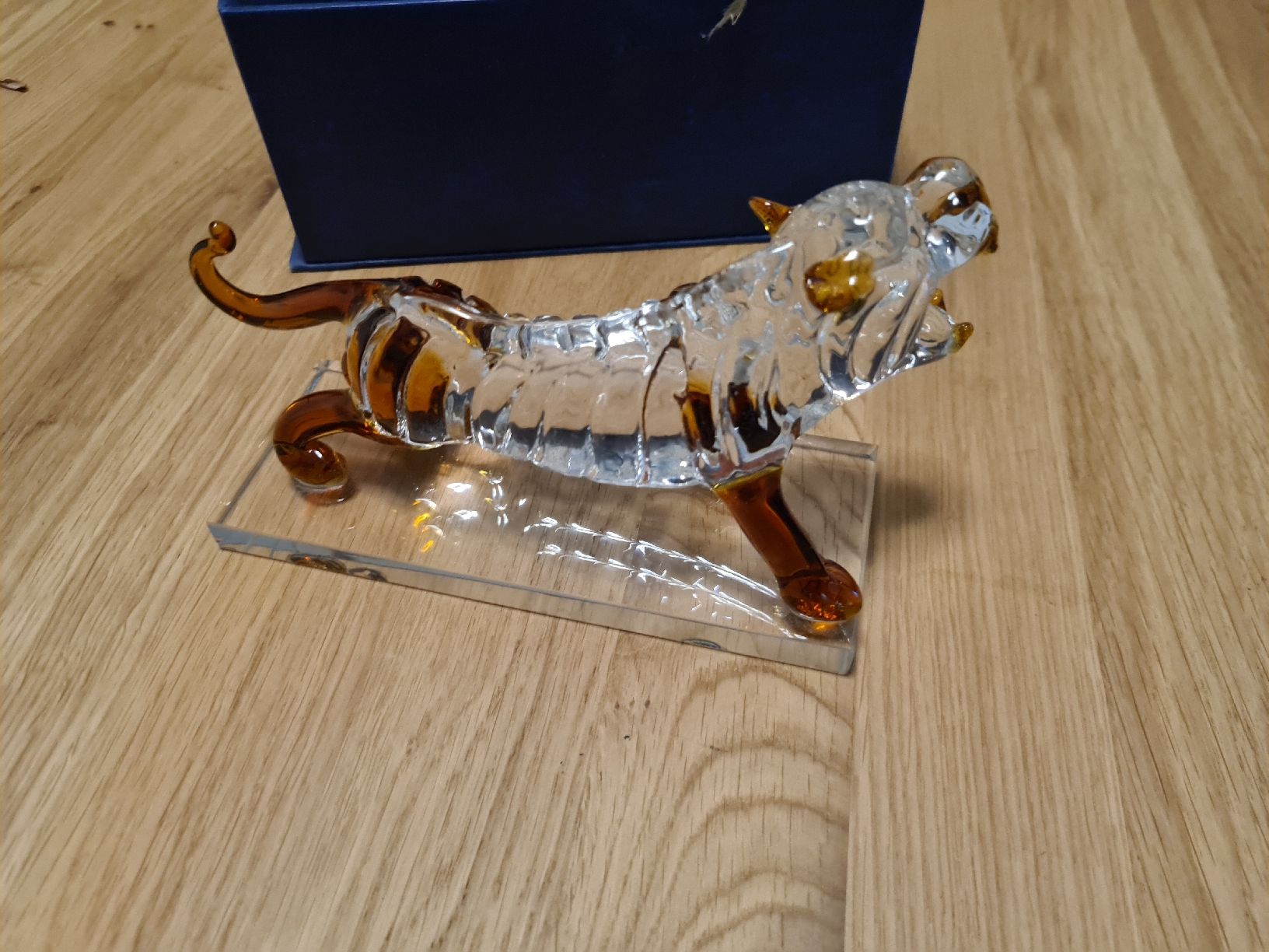 Statuette: Glastiger, Tiger aus Glas – Usato da Waldkirch venduto da Hypertenuse 1