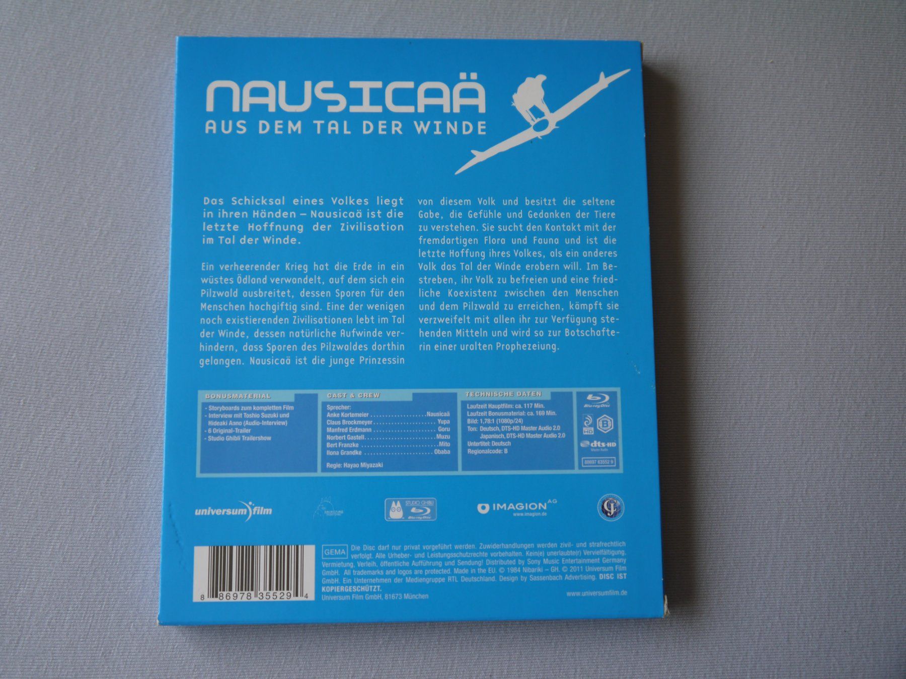 Alle DVDs: NAUSICAÄ - AUS DEM TAL DER WINDE - ANIME – Gebraucht aus Hagendorn von Blaf 1