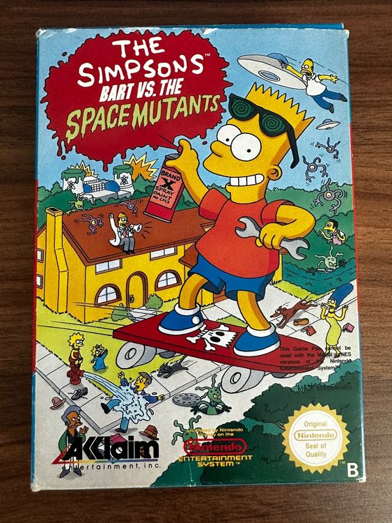 NES The Simpsons Bart vs the Space Mutants mit OVP&Anleitung Acheter sur Ricardo