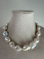 Barockperlen Kette mit Silber Verschluss 925