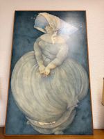 Gemälde einer voluminösen Dame