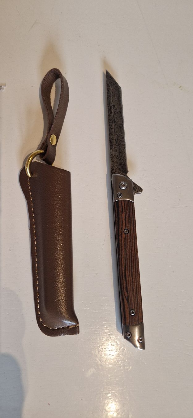 Taschenmesser: damascus folding knife – Neu (gemäss Beschreibung) aus Burgdorf von maj_swz8