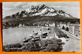 LUZERN - Dampfschiff 1955