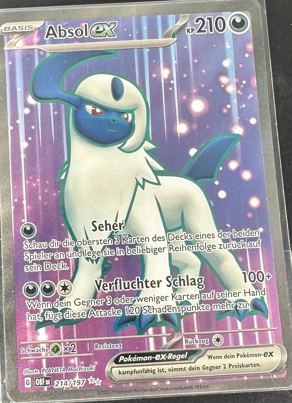 Pokémon Carte collezionabili: Absol ex 210/182 Deutsch Pokémon Full Art – Nuovo (secondo la descrizione) da Dübendorf venduto da TrimTrend