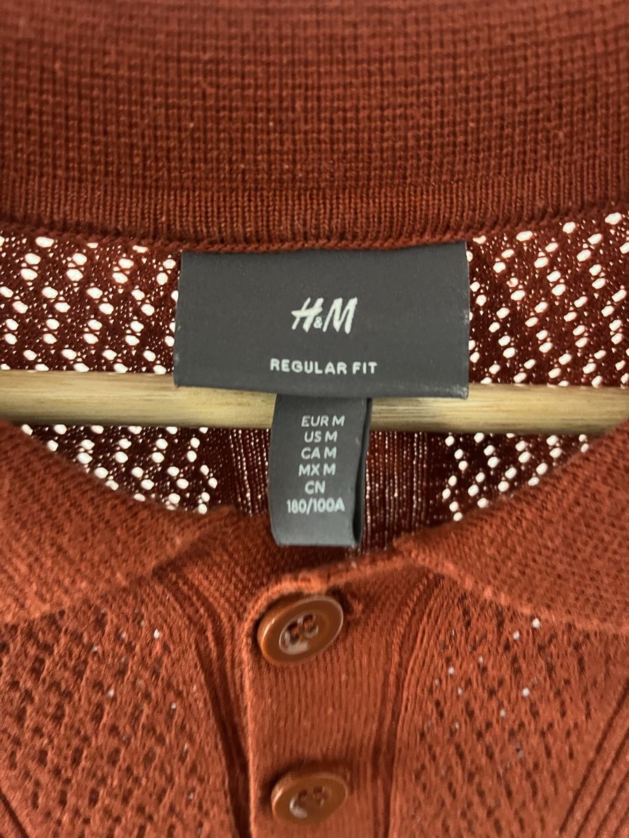 H&M Magliette Polo: Polo H&M M Regular fit orange – Usato da Bern venduto da pie_mdk2 2