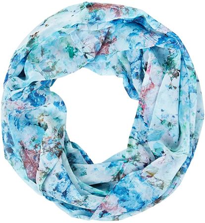 Street One leichtes Loop Halstuch Schal Foulard Mint blau