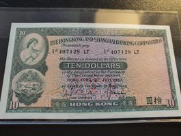 Hong Kong Banknote - 10 Dollar