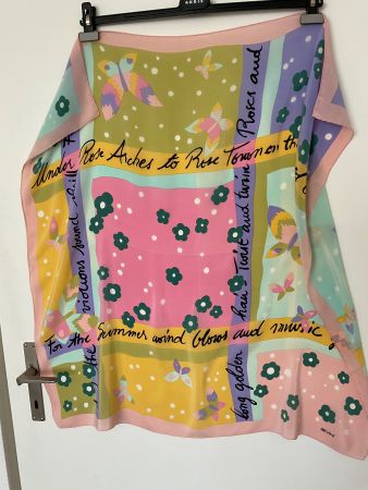 SEVINI Seiden Foulard 83 x 84 cm