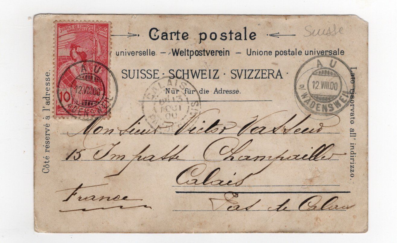 Tutti i francobolli: Au Halbinsel Litho UPU 10 – Usato da Rapperswil SG venduto da INTELVI 1
