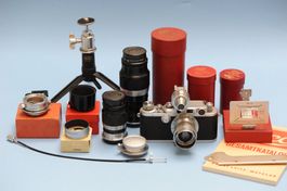 LEICA IIIa - Ausrüstung in Sammlerzustand