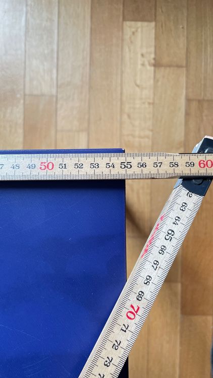 Beistelltisch Dreieckig IKEA Serie "Lack", blau Kaufen auf Ricardo