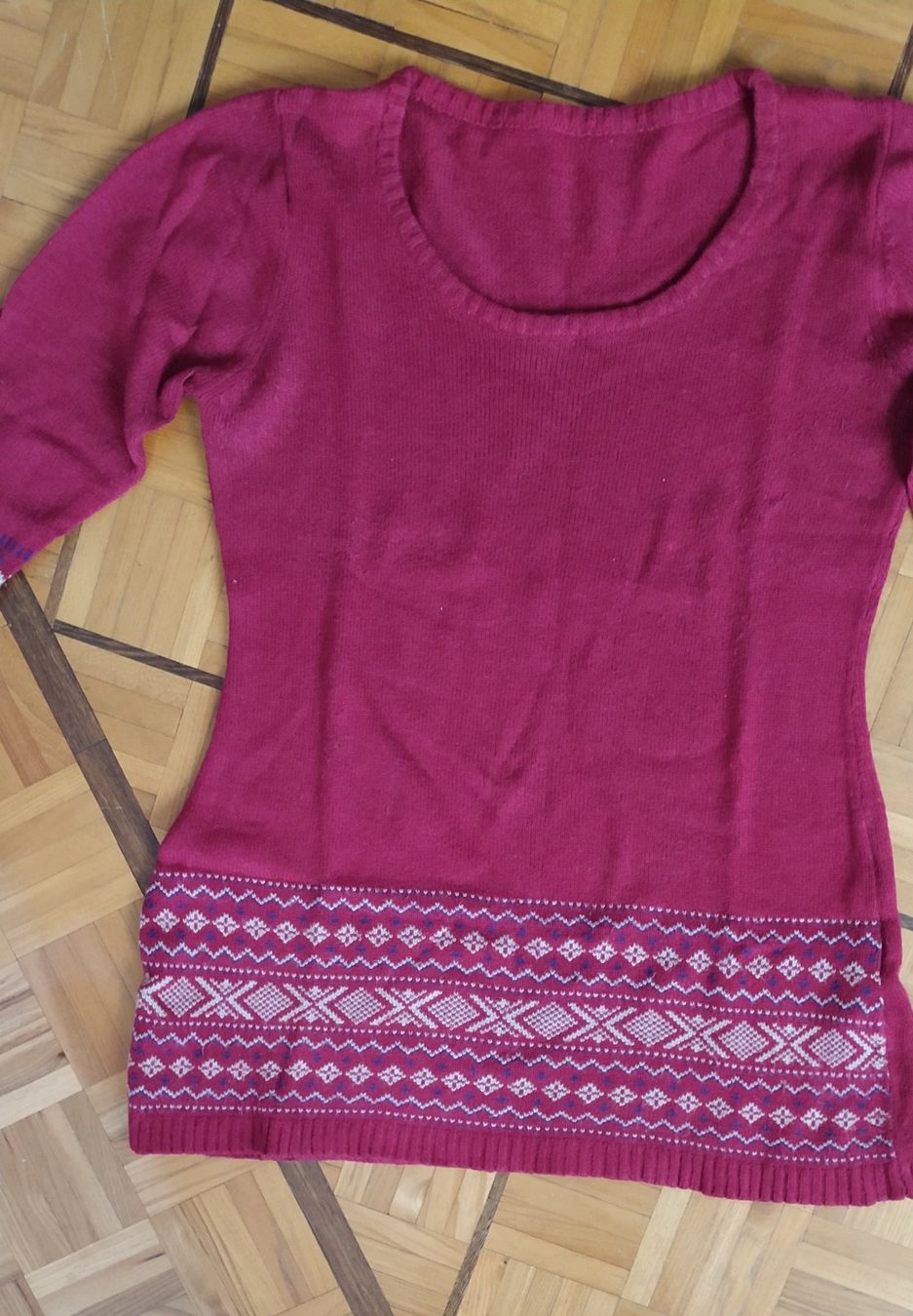 Maglioni & Felpe: Pull rouge long/Langer Pullover rot – Usato da MOUTIER venduto da Anto21 1
