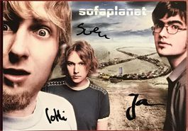 Sofaplanet dt.Pop-Band Autogramm signiert Foto 10x15cm