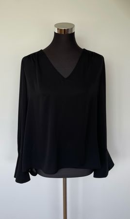 Edle, schwarze Bluse XS