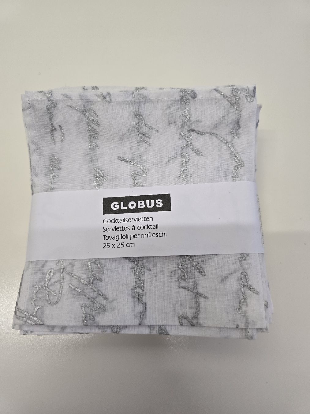 Globus Servietten: 20x Globus COCTAILSERVIETTEN – Neu (gemäss Beschreibung) aus St. Gallen von CAPYCORP