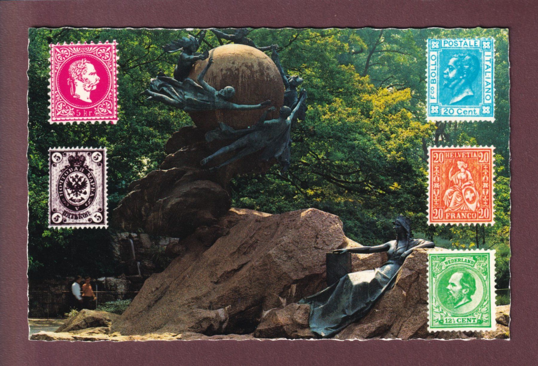 Cartoline postali: BERN - Weltpostdenkmal – Usato da Pully venduto da nicecards